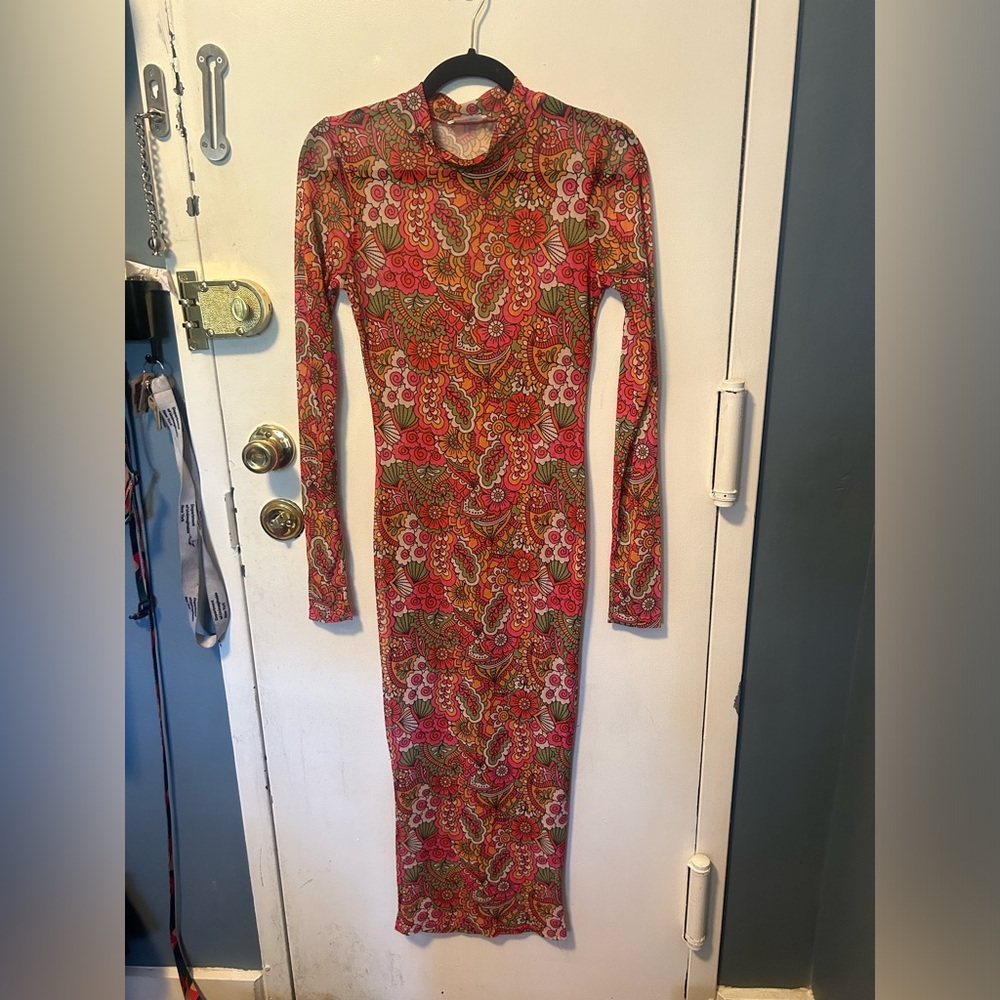 Retro Inspired Midi Dress